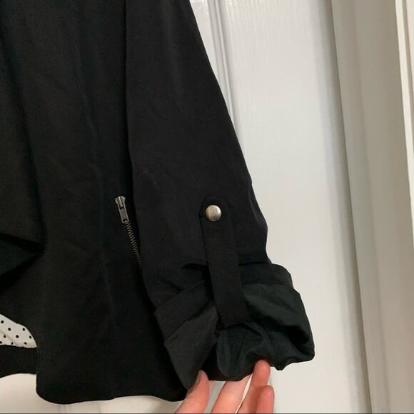 Cartonnier black drape front blazer - Picture 5 of 11